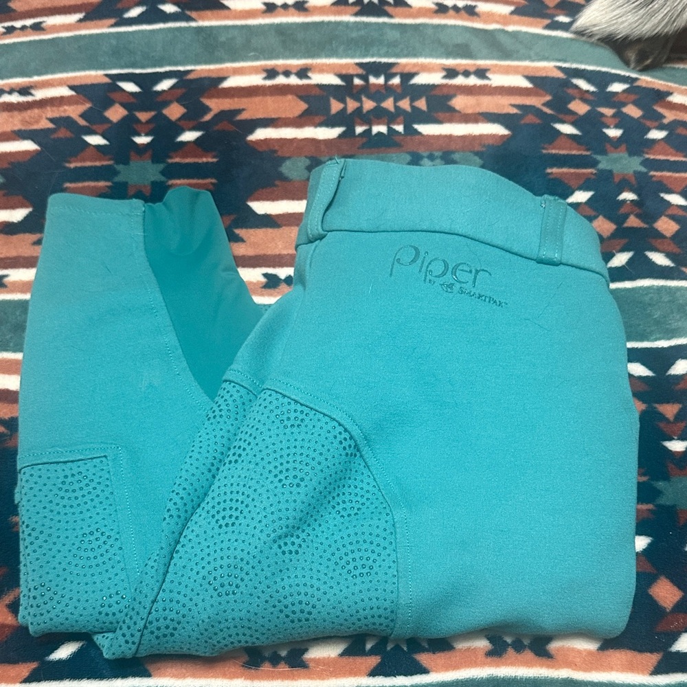 Piper Riding Pants in Turquoise